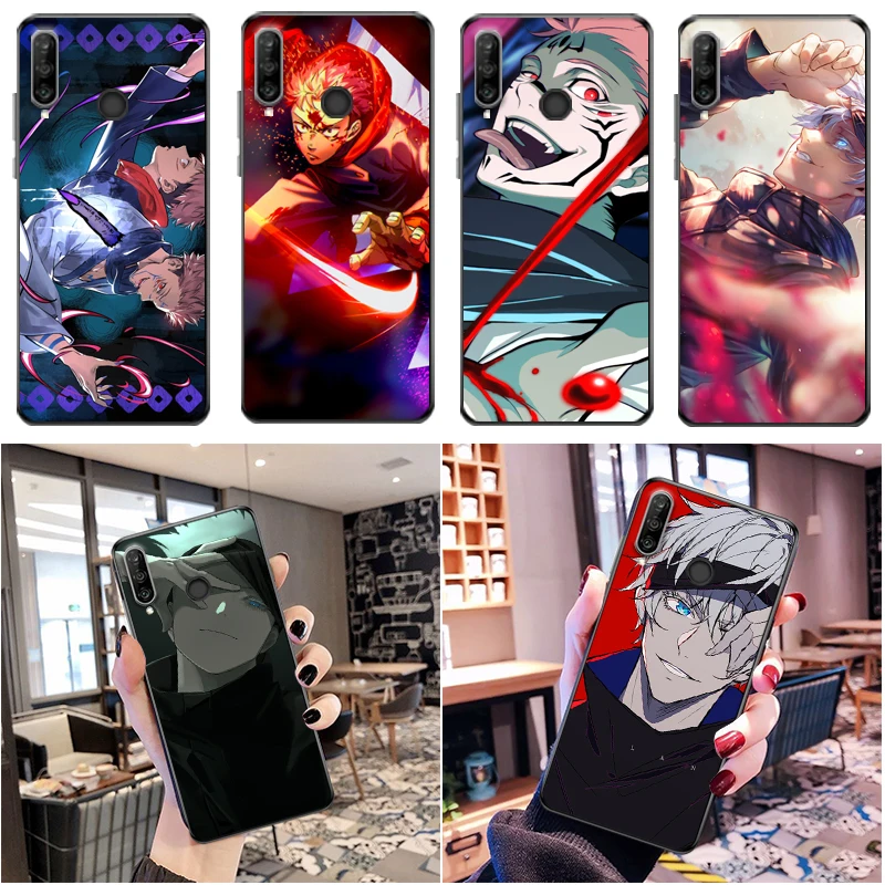 

Jujutsu Kaisen Fushiguro Megumi Yuji Itadori Sukuna Satoru Gojo Phone Case For Huawei P30 Lite Pro Soft TPU Cases Funda Carcasa