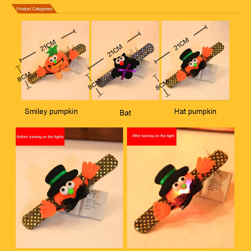 Светящийся браслет кольцо для Хэллоуина танцевальное шоу платье детский