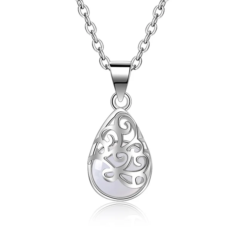 925 Sterling Silver Necklace Women Pendant Fine Jewelry Real Solid Geniue Hot Sale New Arrive 2020