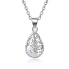 Женское Ожерелье из стерлингового серебра 925 пробы с кулоном, хорошее ювелирное изделие, настоящее цельное ожерелье Geniue, горячая Распродажа, Новое поступление 2020
