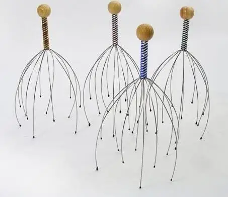 

Steel Wire Head Neck Scalp Scratch Massager Massage Octopus Stress Relaxed Tools