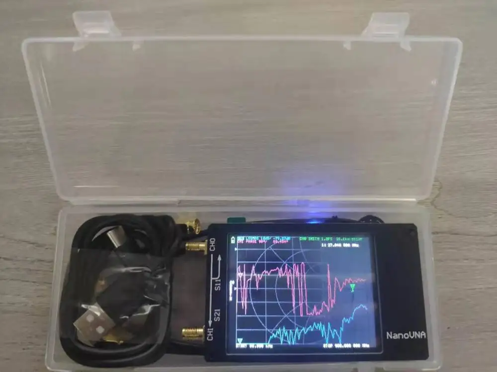 Радио программное обеспечение Analizador оригинальный de la antena del analizador red Vector NanoVNA 600m