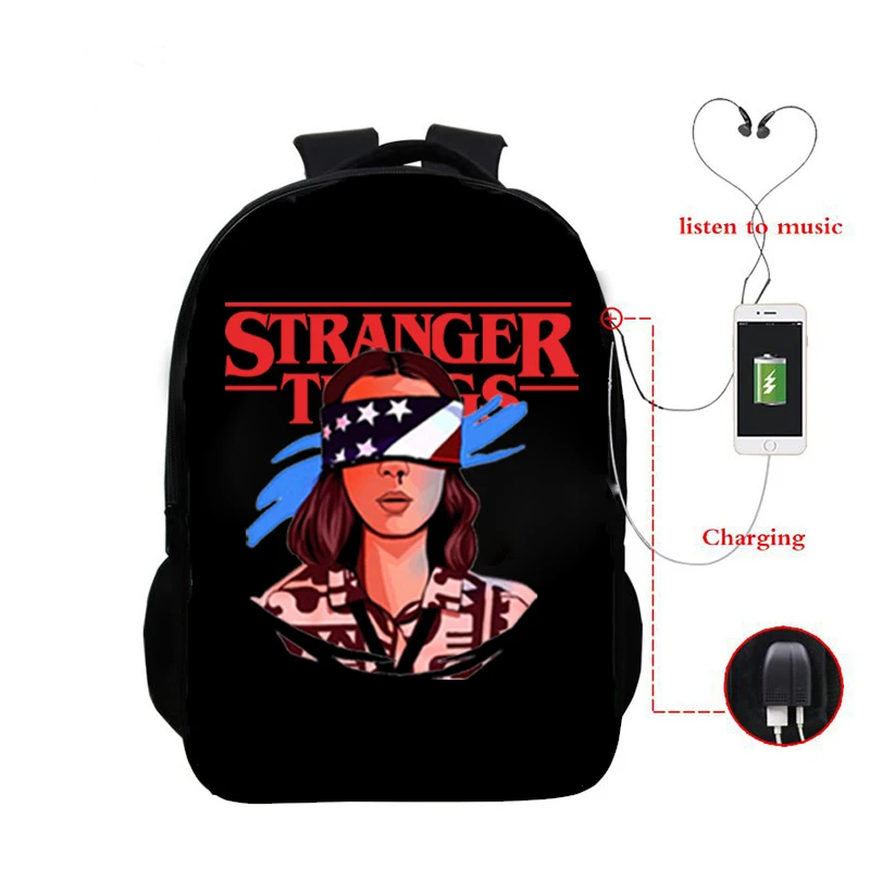 Рюкзак Stranger Things Season 3 смешной школьный рюкзак Eleven для мальчиков и девочек в стиле
