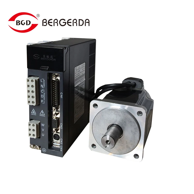

High speed and high accuracy servo motor Tamagawa 20bit encoder can replace Delat directly+ servo drive low price 1KW 3.82Nm
