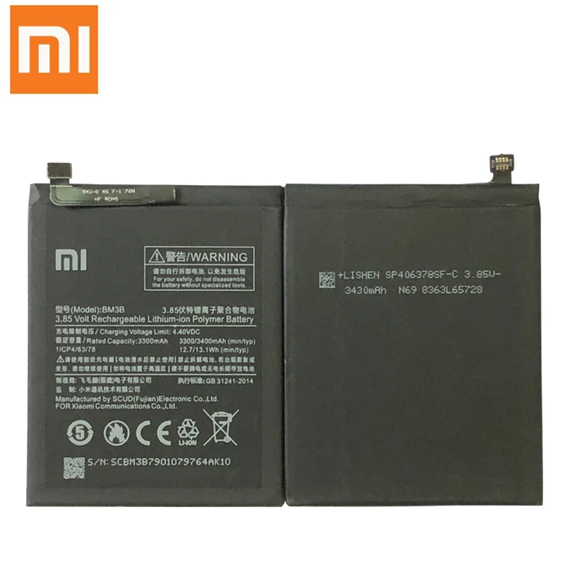 100% Xiaomi Оригинальный аккумулятор для телефона 9 MI9 Mi 8 Mi8 M8 Mix 2 2S Lite MI8 сменные батареи
