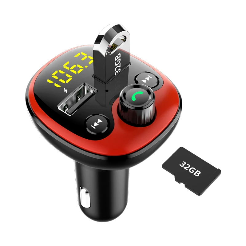 Автомобильный MP3 плеер Bluetooth 5 0 радио Fm передатчик автомобильный комплект громкой