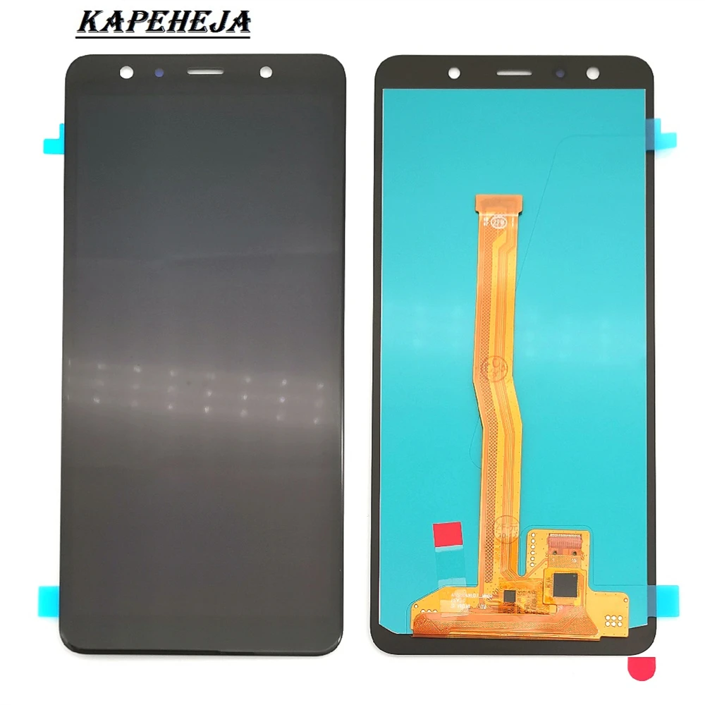 ЖК дисплей 6 0 дюйма для Samsung Galaxy A7 2018 A750 с сенсорным экраном и дигитайзером в