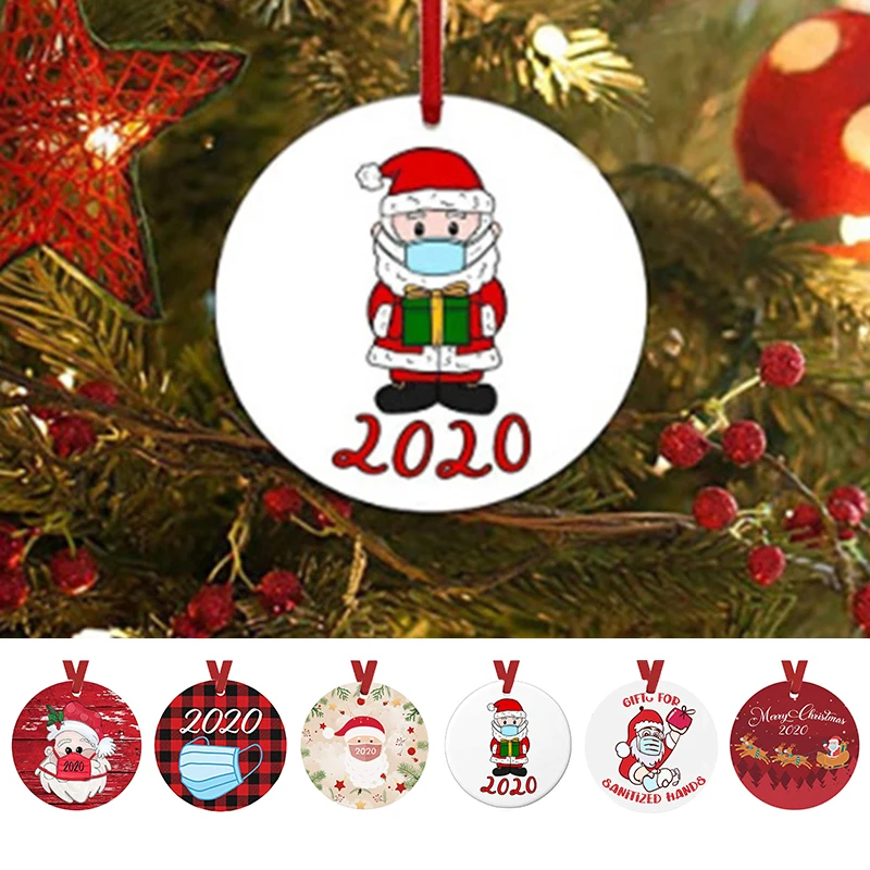 

2020 подвеска в виде рождественской елки, Искусственная елка, снеговик, рождественская елка, подвесное украшение, подарок Санте