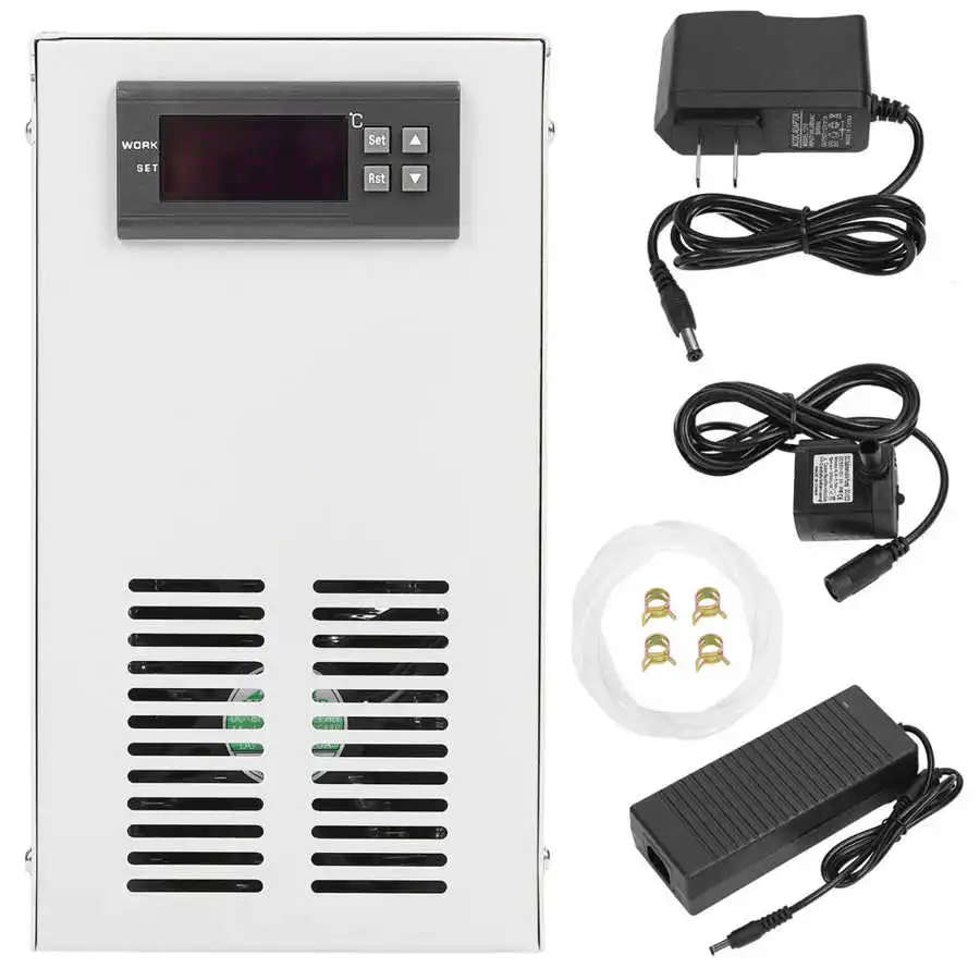 

Fish Tank Cooling System Aquarium Chiller Water Chiller for Fresh Water Tanks and Sea Water Tanks for Aquatic Plant Farming