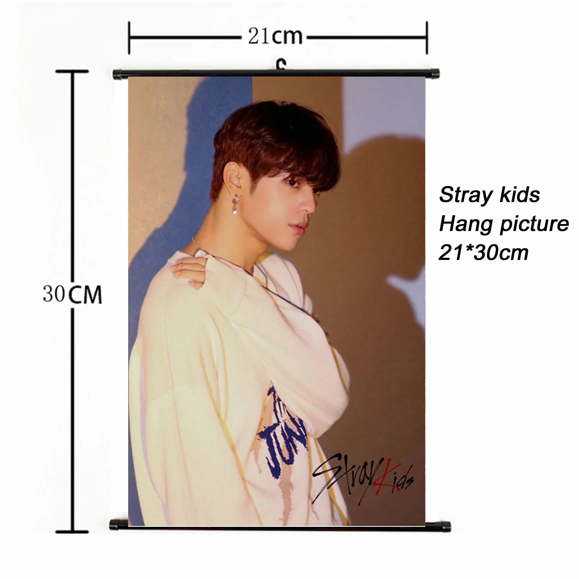SKD00862 Модный Kpop Stray Kids Hang paintng 21*30 см постер stray kids signature желтая древесина альбом Фотокарта плакат вентиляторы коллекция - Цвет: SKD00862