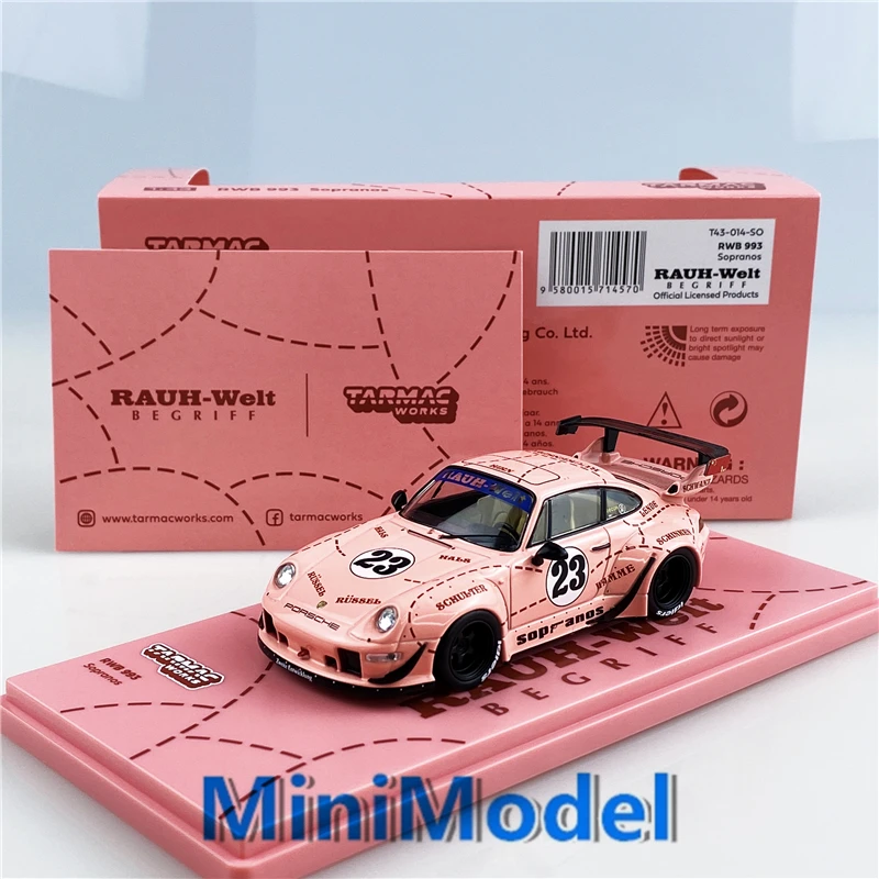 

Модель автомобиля под давлением Tarmac Works 1:43 RWB 993 Sopranos #23
