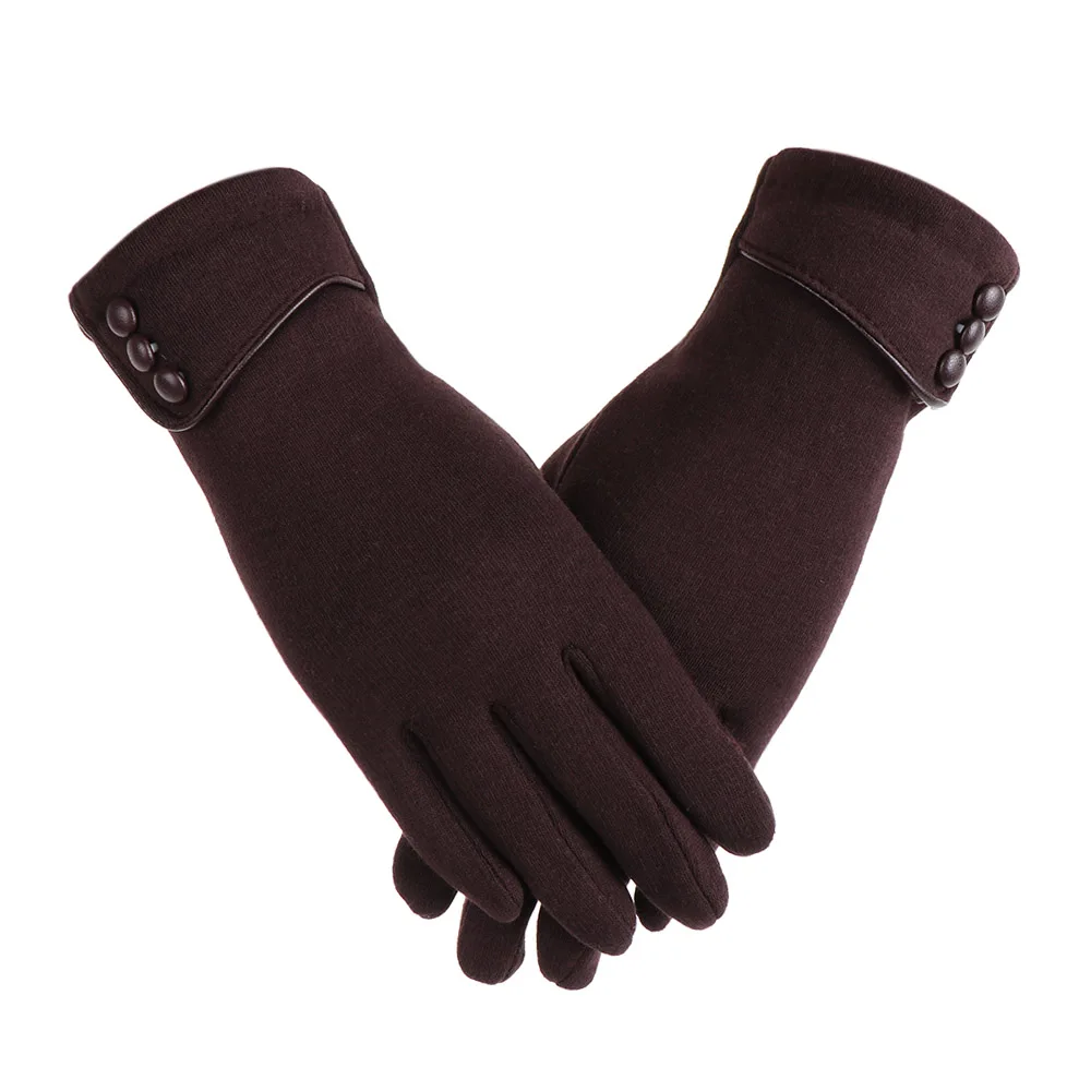 

New Winter Warm Gloves Women Touch Screen Fleece Lined Thermal Mittens Outdoor Driving Ski Windproof Gloves Thick/Thin