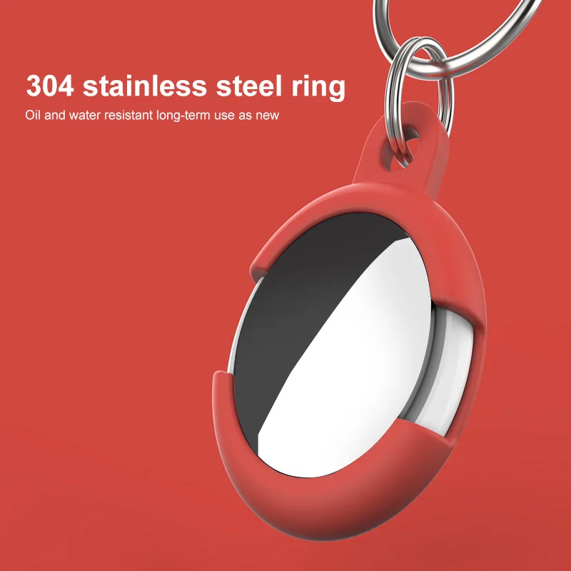 Силиконовый защитный чехол бампер с защитой от потери совместимый Apple AirTag