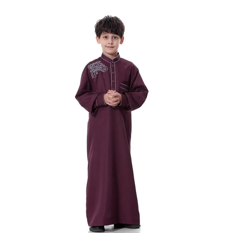 Muslim Clothing Men New Muslim Thobes Islamic Mens Abaya 2022 The Middle East Arab Hui Children's Robes Adolescent Wear Suits