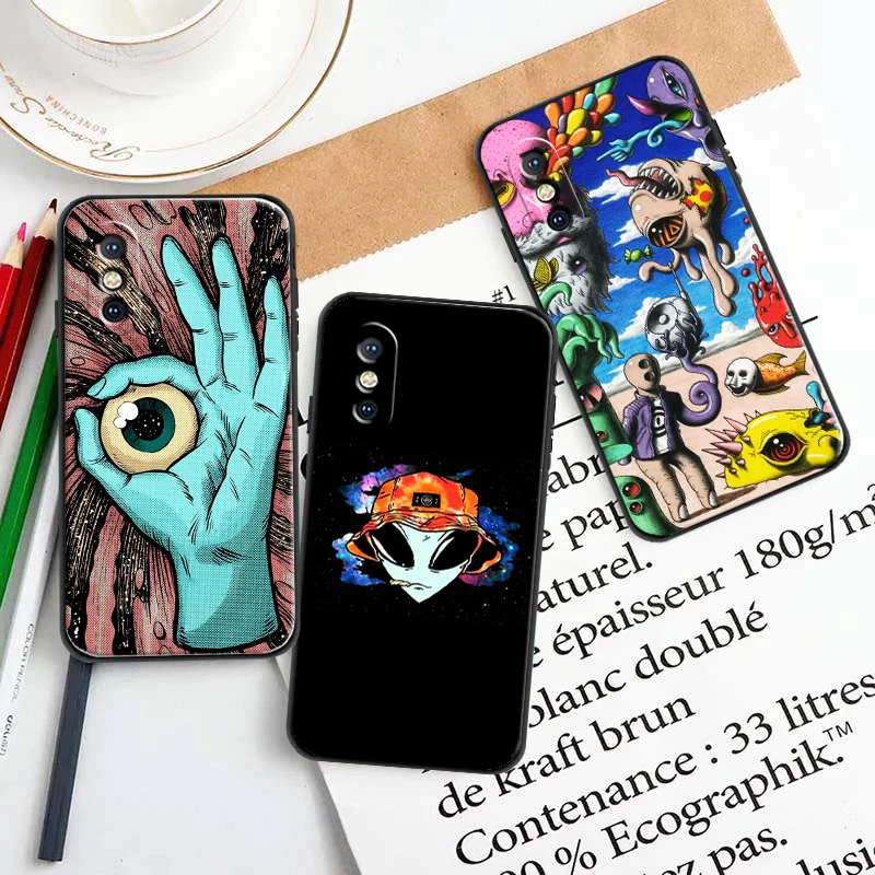 

Night Sky Fantasy Phone Case For Xiaomi POCO M3 X3 Pro X3 GT NFC F3 GT Funda Coque Carcasa Cases Back Cover Soft Universe Alien