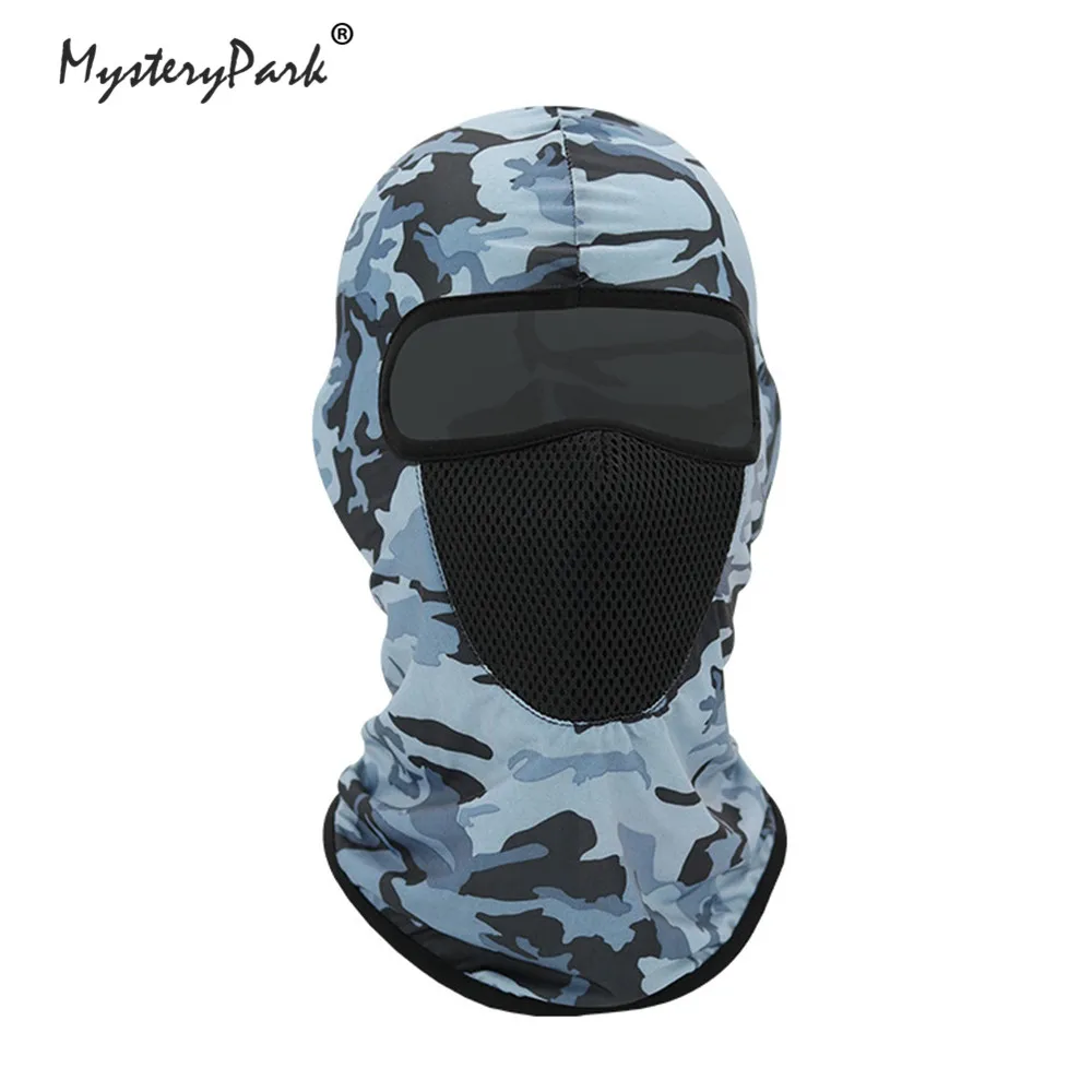 MysteryPark Tactical Camouflage Balaclava Full Face Mask Breathable UV Protection Headband Hunting Cycling Bandana Shield | Спорт и