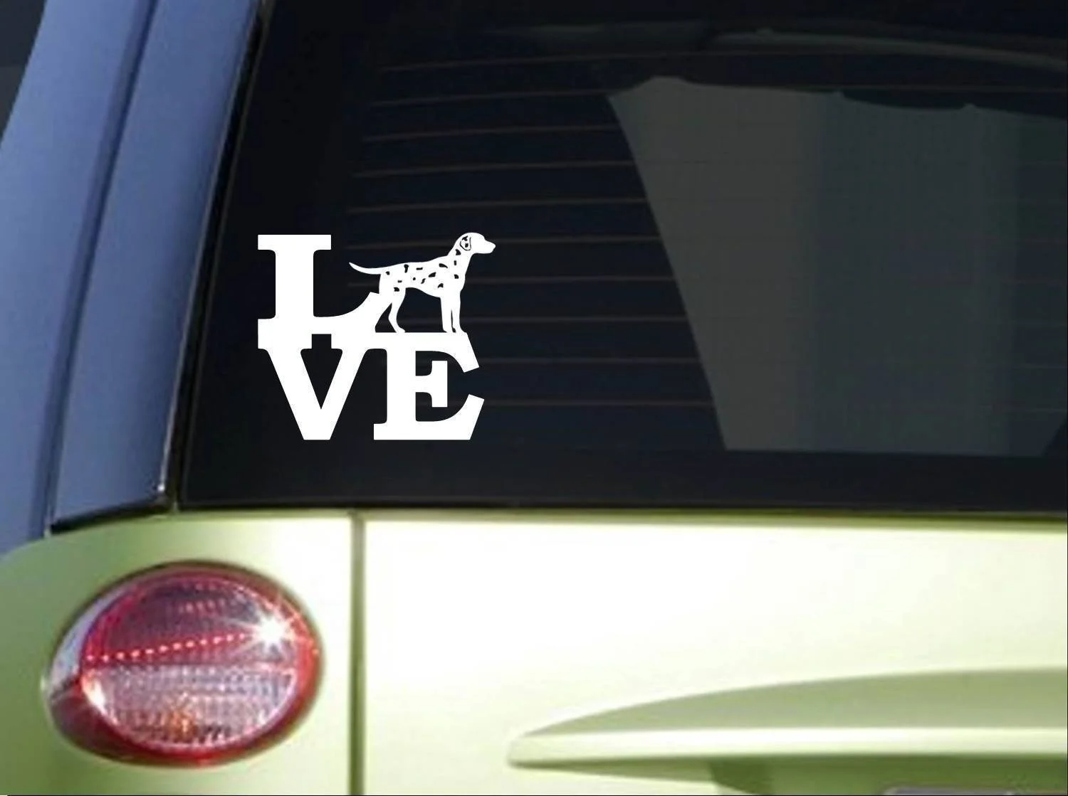 Dalmation Love 6x6 дюймов наклейка на компьютер | Игрушки и хобби