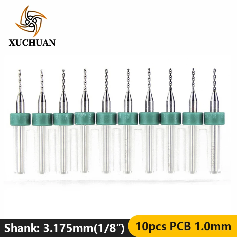 1.0mm Carbide PCB Drill Bit Printed Circuit Board Engraving Bit CNC Drill Bit Set Micro PCB Drill