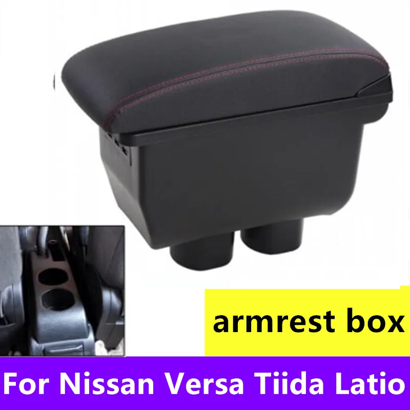 Подлокотник для Nissan Versa Tiida Latio 2007-2011 центральный консольный ящик хранения 2008 2009 2010