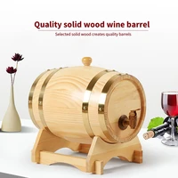 1 5l 3l wooden wine barrel oak beer brewing equipment vintage wood oak timber wine barrel for beer whiskey rum