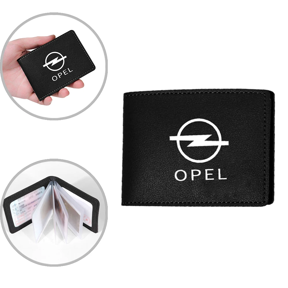 

Car Styling Accessories Driver License Bag ID Card Business Credit Card Bag Purse Wallet For Opel Astra H G J Insignia Mokka