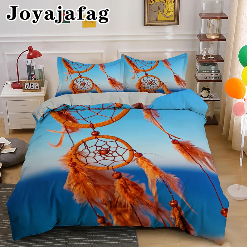 

Boho Dreamcatcher Bedding Set Festival Gifts Quilt Covers Single Double Queen King Duvet Cover With Pillowcase 2/3pcs Bed Sets