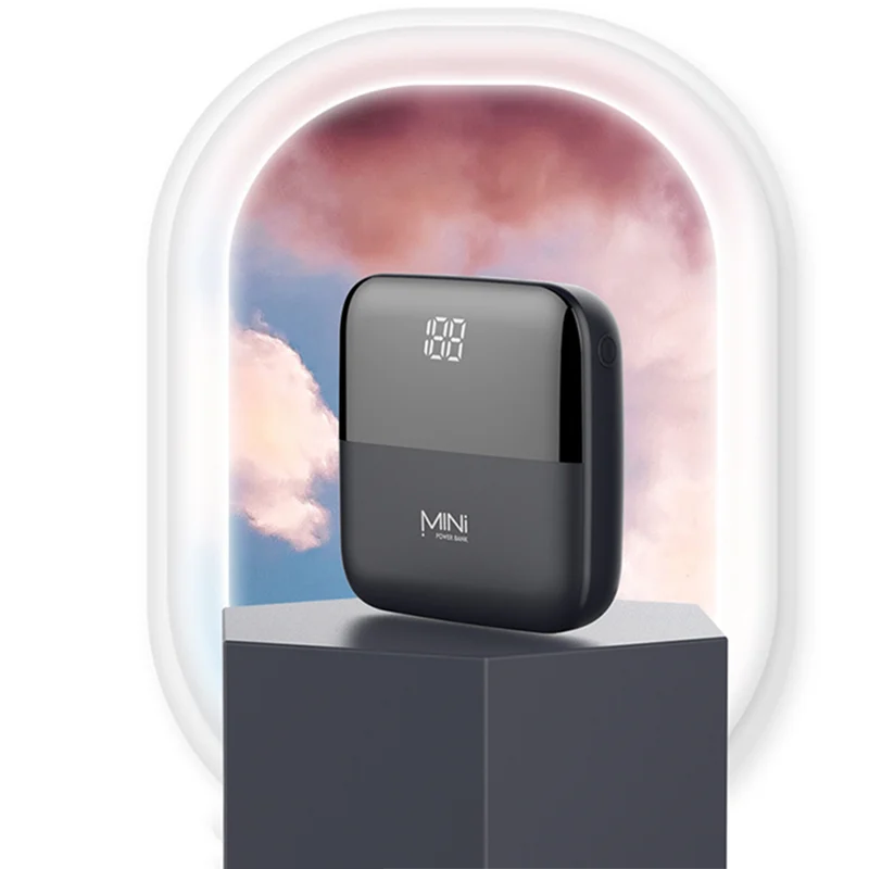 Мини Внешний аккумулятор 10000 мАч быстрая зарядка двойной USB 3 входа Mirco Tpye C внешний