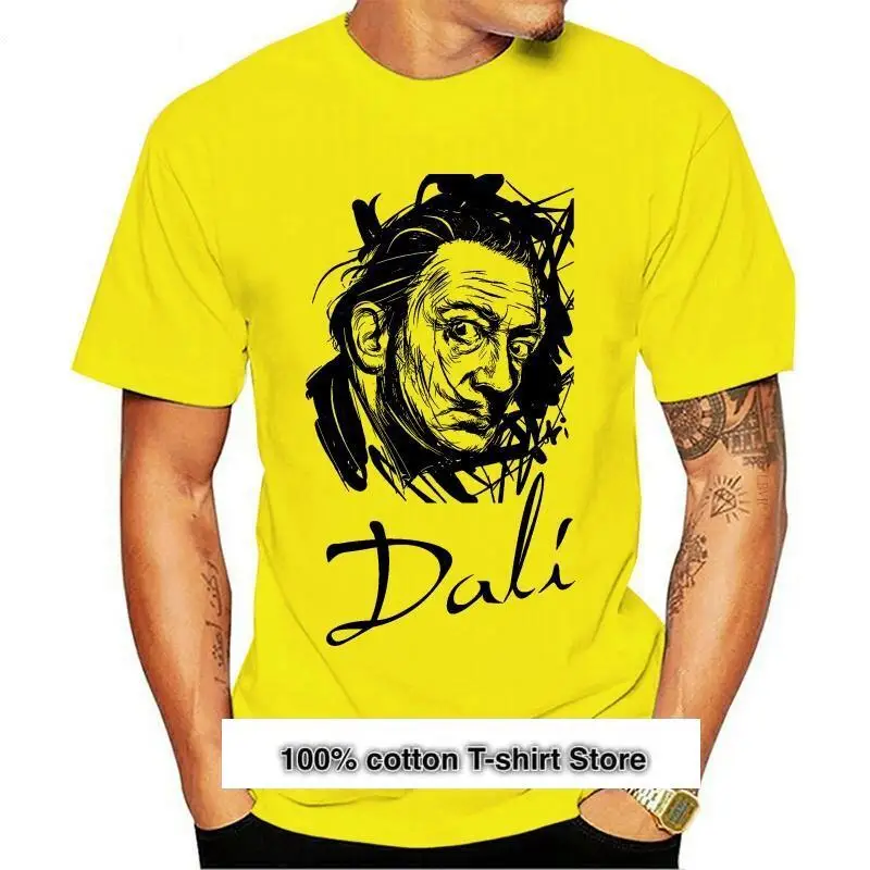

New Salvador Dali Tribute T-Shirt 100% Premium Cotton Surrealism The Elephants Shirts Homme Novelty T shirts Men