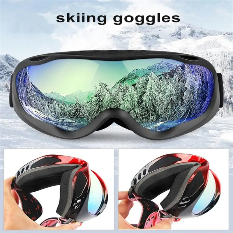 

Лыжные очки с двойной противотуманной сферической поверхностью для взрослых мужчин и женщин мужские лыжные очки с синей оправой настоящая ...