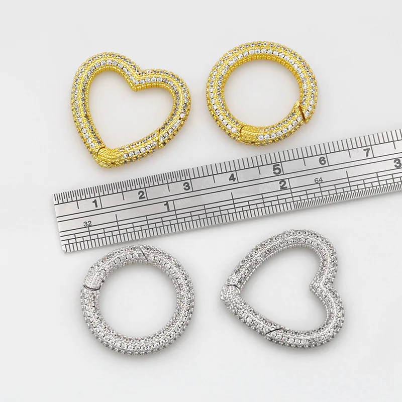 OCESRIO многоцветная подвеска сделай сам с карабином в форме сердца декоративные