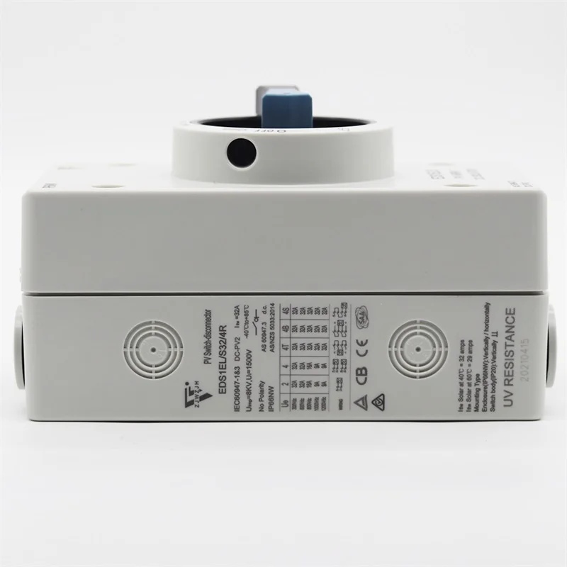 Электрический переключатель для солнечных батарей DC 4P 1000VDC 32A IP66 - купить по