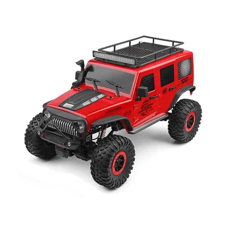 High Speed Electric Remote Control 4WD Climbing Crawler RC Car 1:10 2.4G Suspension Shock Absorbers JEEP With Lighting | Игрушки и хобби