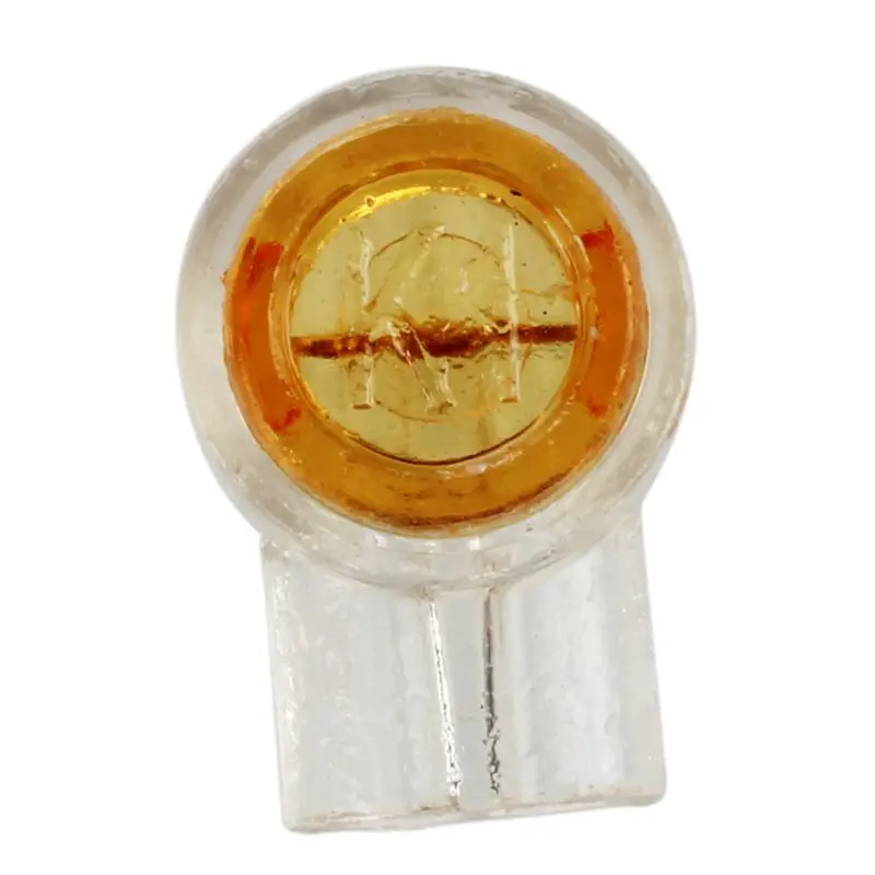 100 x воздухопроницаемые оранжевые прозрачные кнопочные соединители для