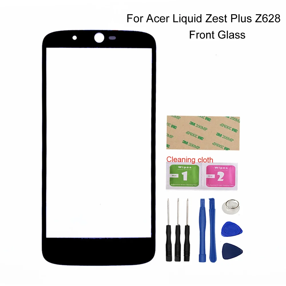 Мобильное Переднее стекло для Acer Liquid Zest Plus Z62 внешнее замена панели (без