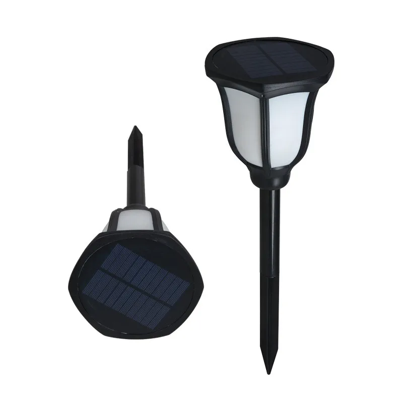 Новый Солнечный пламенный светильник наружный внутренний с пламенем настенный