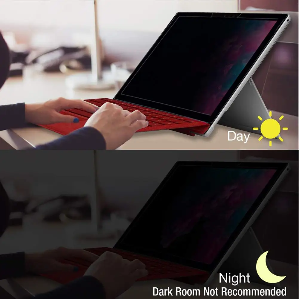 Защитная пленка для экрана защитная против шпионов съемный фильтр Microsoft Surface Pro 6 5