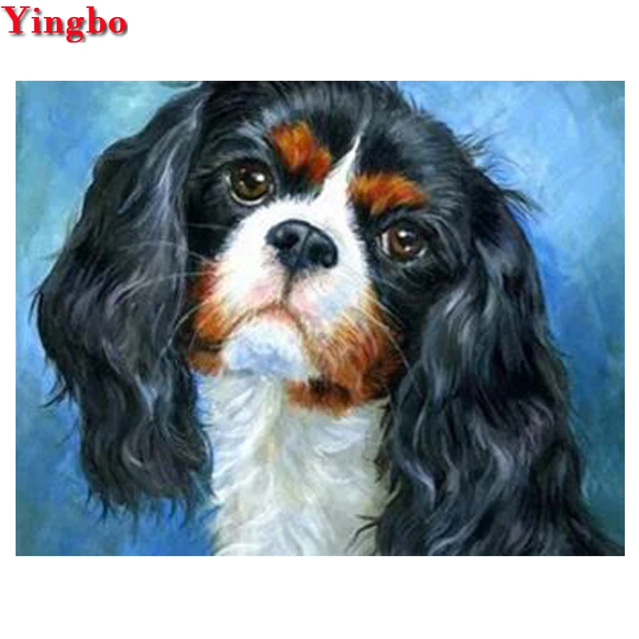 Алмазная 5D Вышивка Набор для вышивки крестиком с животными полная круглая