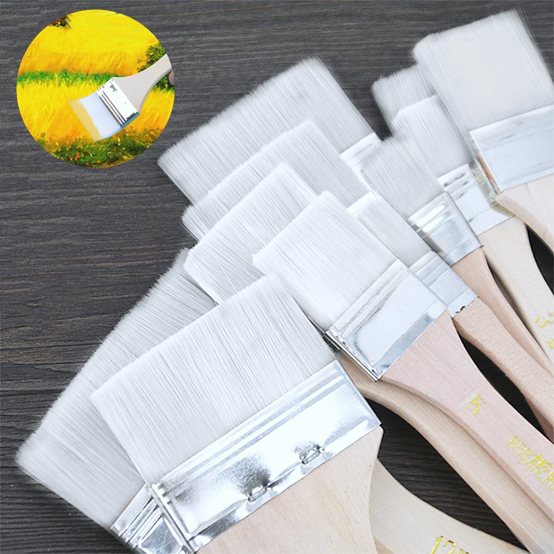 Никогда не линяет волосы Краски ing нейлоновая щетка масла акварельные карандаши