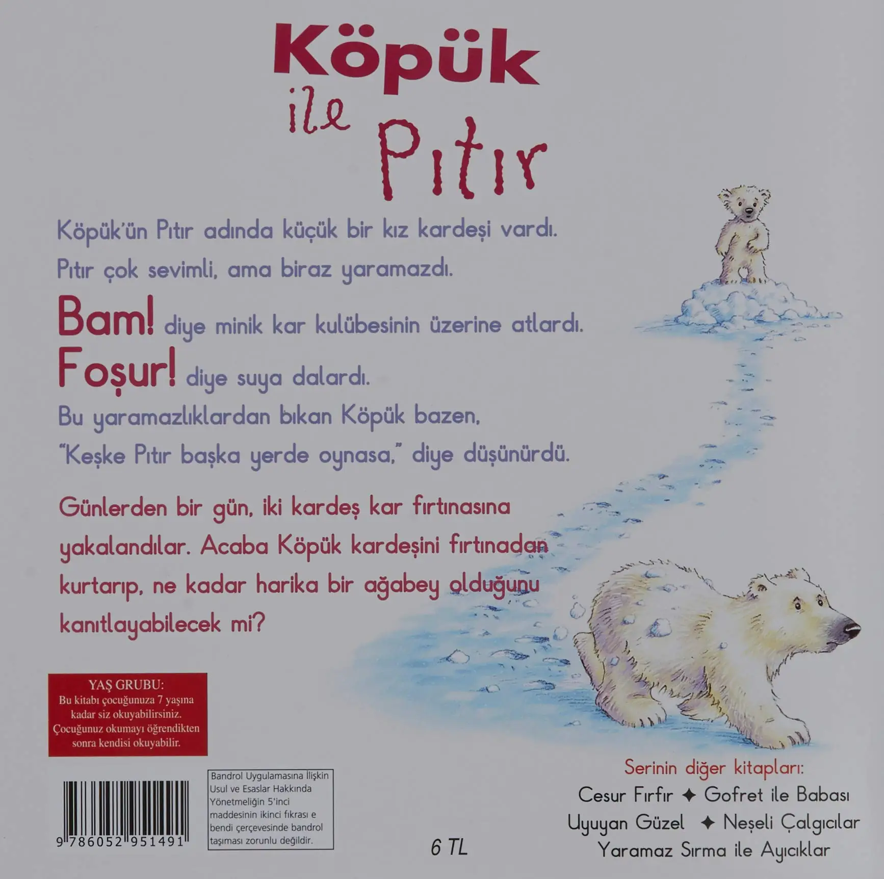 

Foam With Patter-First Reading My Books-David Bedford-Turkish Children Story Book-ve Base Culture Publications