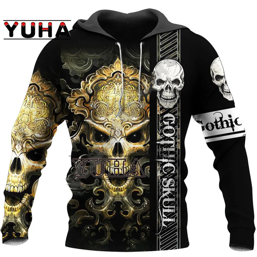 

Мужская толстовка с принтом призрака, Готическая толстовка с забавным черепом в стиле Харадзюку, джемпер, мода 2020, уличная Толстовка в стиле...