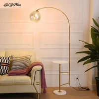 glass floor lamp nordic modern minimalist living room bedroom sofa bedside lamp coffee table floor lamp