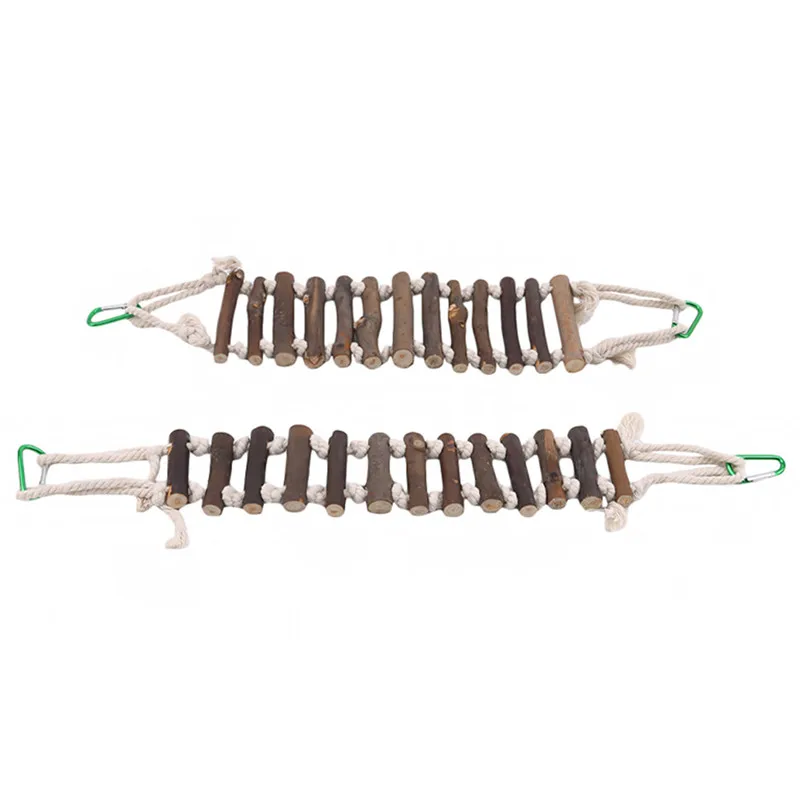 Подвесной мост для попугаев с кожаной облачной лестницей подвеска птиц