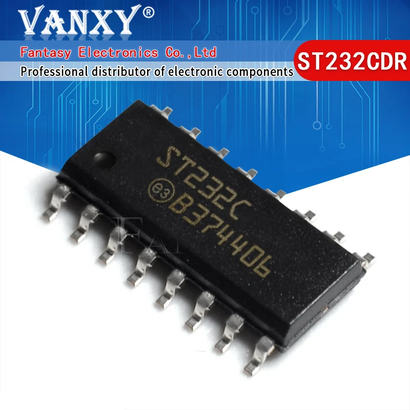 

10pcs ST232CDR SOP16 ST232C SOP ST232 SOP-16 Transceiver chip