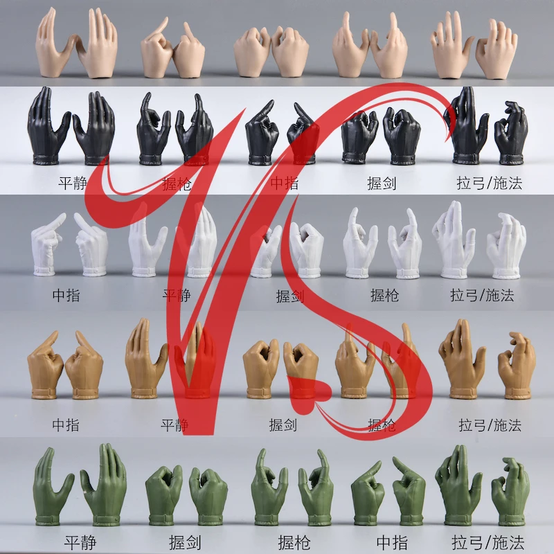 VSTOYS 19XG55 19XG56 1/6th Scale Bare hand / gloved for collocation TBleague body |