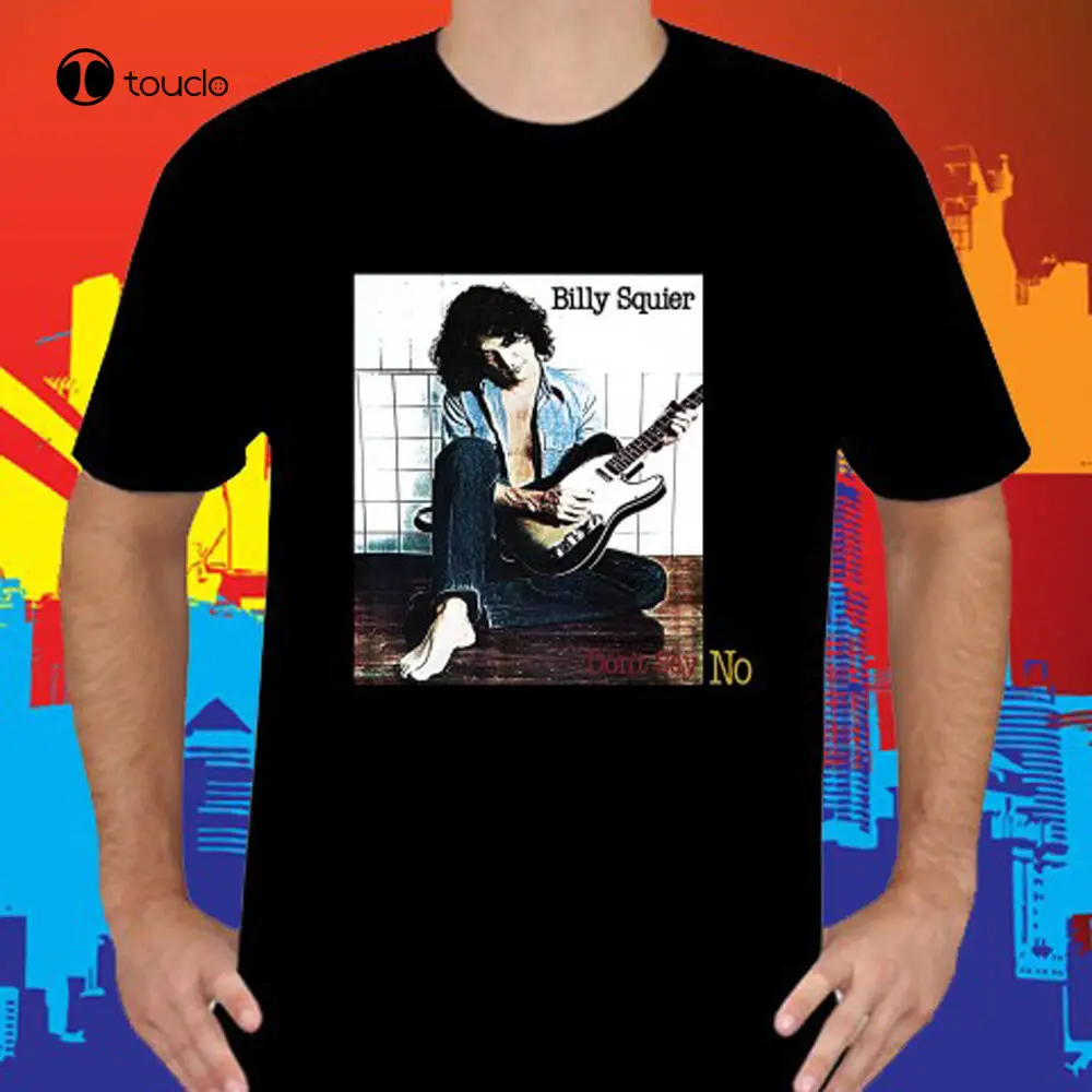 Новинка черная футболка Билли сквиер надпись не говорите размер ранней футболки