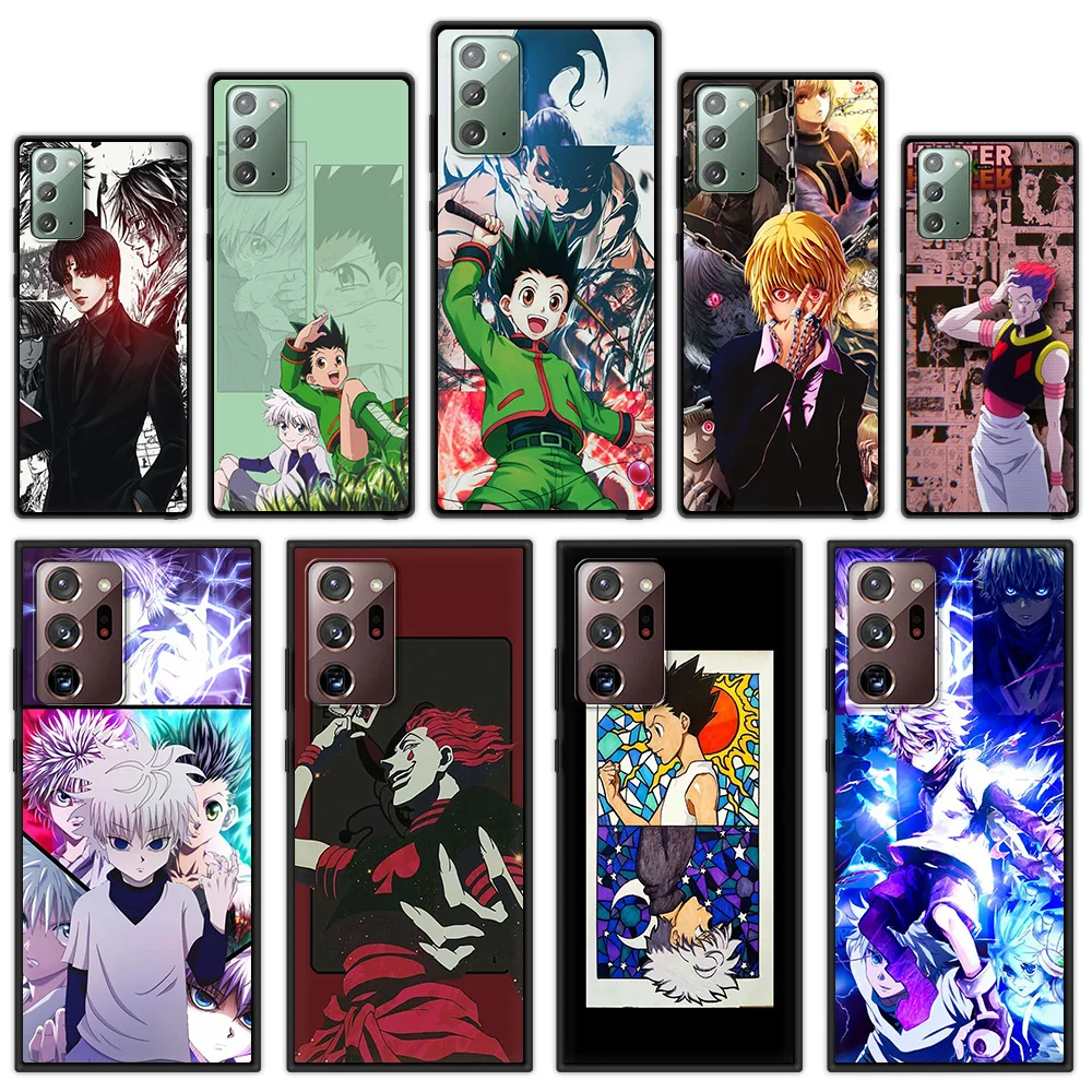 

Anime hunter x hunter chrollo lucifer Phone Case For Samsung Galaxy Note 10 Lite 20 Ultra 10 Plus Black Cover For Samsung M31
