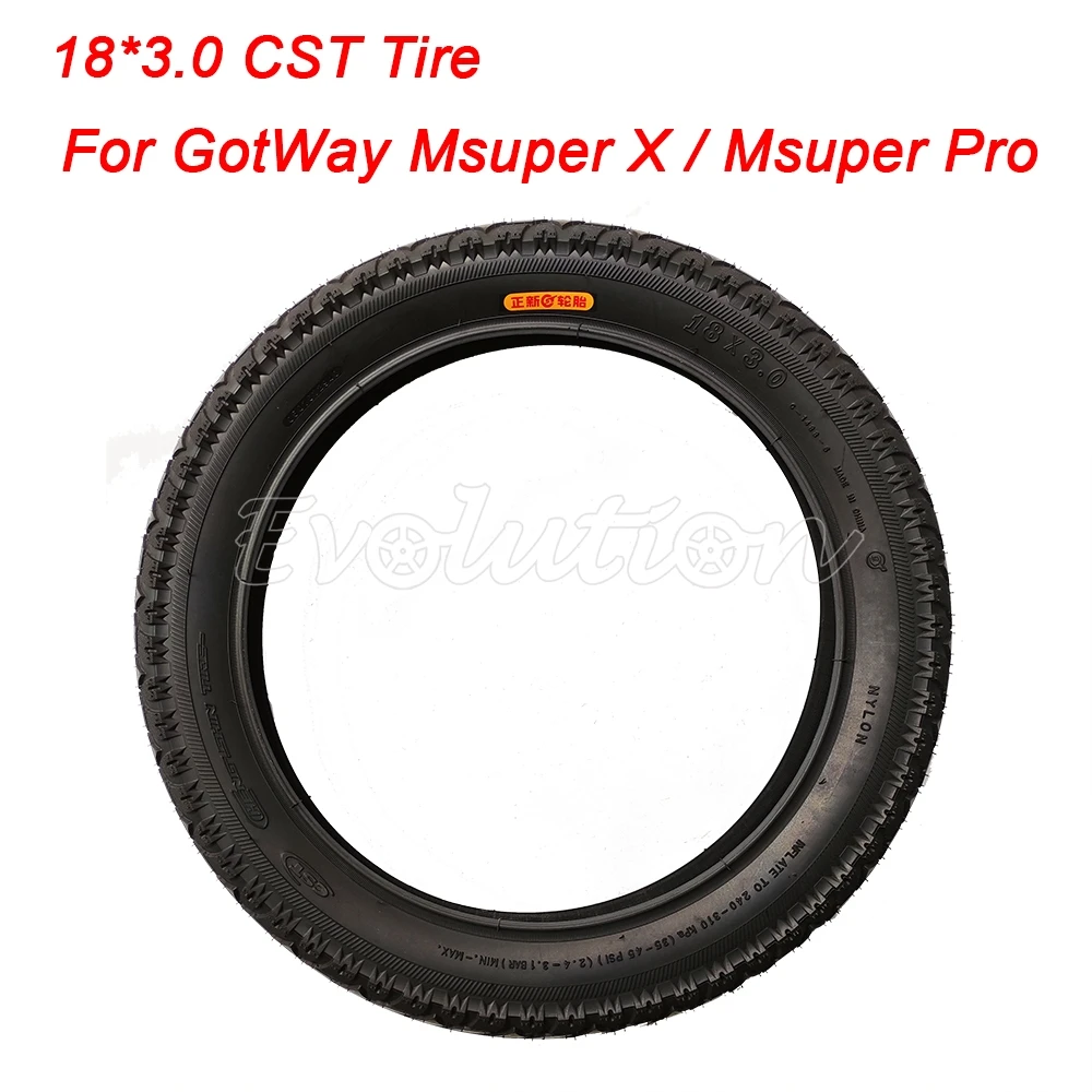 GotWay Msuper X Msuper Pro CST 18*3.0 Outer Tire Inner Tube Electric Unicycle MSP Outer Tire CST Spare Ccessories