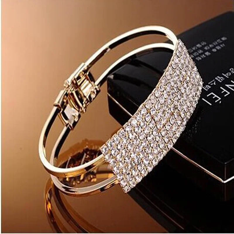 

YADA Gifts ( INS Cubic Zirconia ) Gold 2020 Bracelets&Bangles For Women Alloy Bracelets Charm Crystal Jewelry Bracelet BT200206