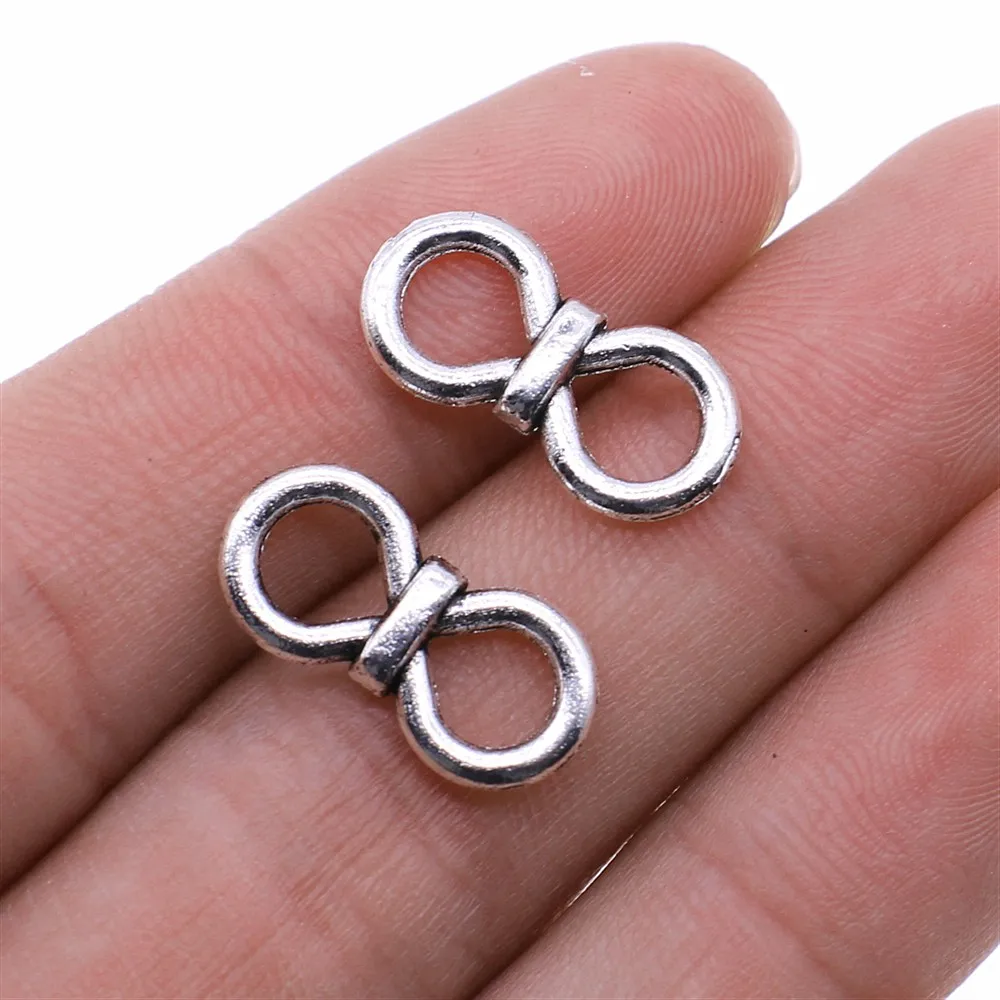 10 шт. 9x19 мм двойное кольцо Разъем Подвески для изготовления ювелирных изделий