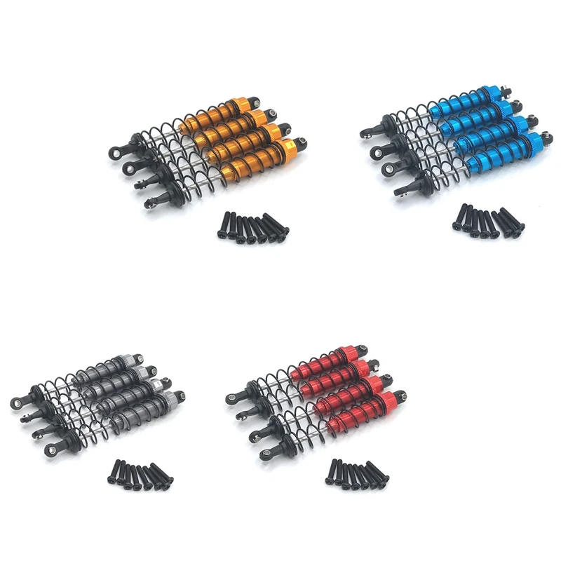 

12402a шоковая oiMetal масляных передний и задний амортизатор для Wltoys 12402-A A323 12409 1/12 RC автомобилей Обновление Запчасти